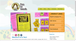 Desktop Screenshot of funtoteach.com